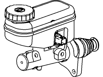 2003 Chrysler Sebring Brake Fluid Level Sensor - 5019403AA
