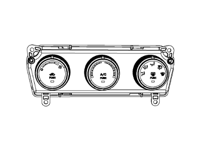 Mopar 68197432AB Air Conditioner And Heater Control Switch