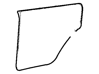 Mopar 5EG831AZAD Panel-Rear Door Trim