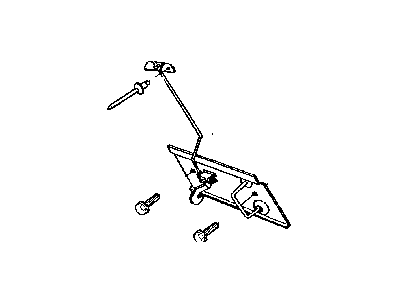 Mopar 4756314 STRIKER-Hood Latch