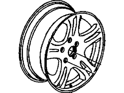 Mopar WW27PAKAB Aluminum Wheel