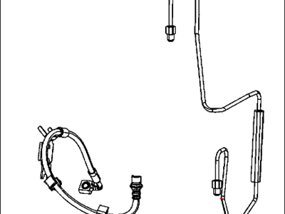 2013 Dodge Challenger Brake Line - 4779865AB