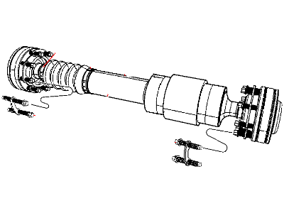 Mopar 68022105AA Rear Drive Shaft