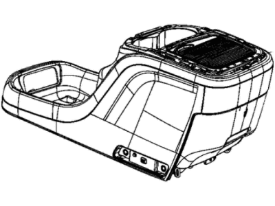 Chrysler Center Console Base - 5RJ942D2AE