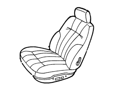 Mopar ZJ721L5AA Front Seat Cushion Cover