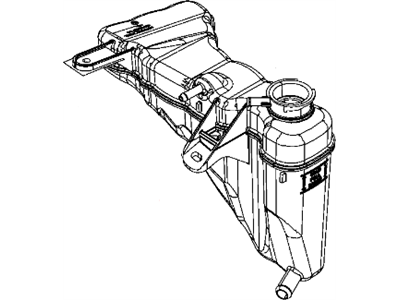 Mopar 55111260AE Bottle-COOLANT Recovery