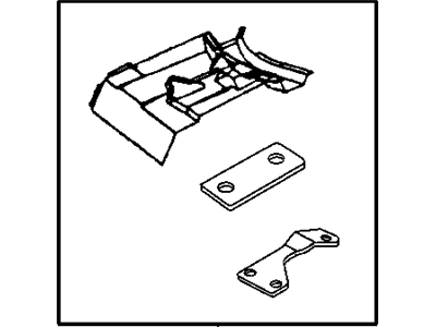 Mopar 4696649 Ext Assembly-Rear Shelf