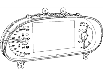 Dodge Viper Instrument Cluster - 5035355AA