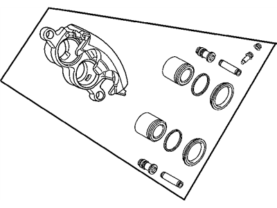 Dodge Ram 2500 Brake Caliper - 5015252AA