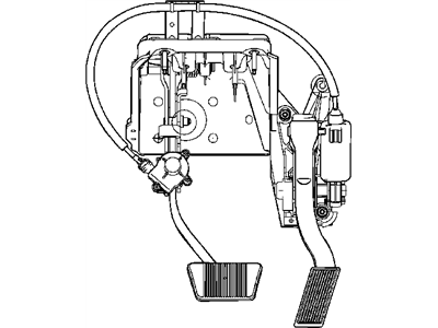 Mopar 52855493AH Pedal-Brake And Accelerator