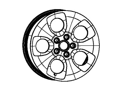 2015 Jeep Wrangler Spare Wheel - 1XA51RXFAA