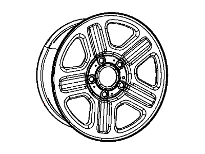 2017 Jeep Wrangler Spare Wheel - 1AH73RXFAD