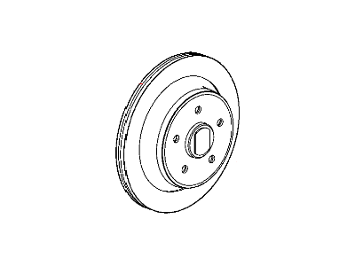 2005 Jeep Liberty Brake Disc - 52128411AB