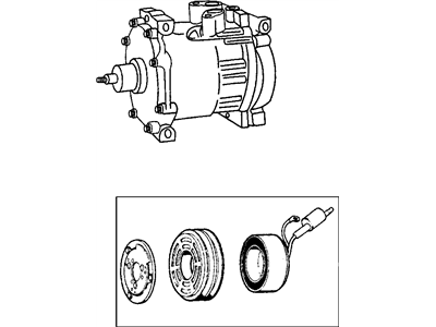 Mopar 55111411AC COMPRES0R-Air Conditioning