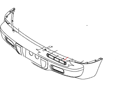 2009 Chrysler PT Cruiser Bumper - ZG97TZZAF