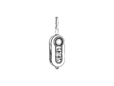 Ram ProMaster 2500 Car Key - 68355616AA