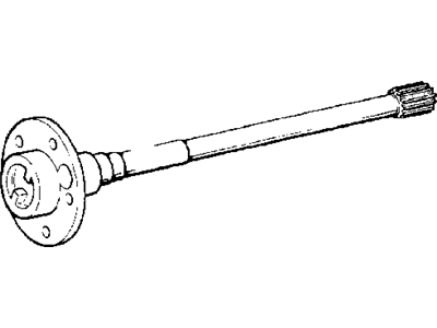 Mopar 5012821AA Axle Shaft Rear Left