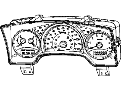 2010 Dodge Dakota Speedometer - 68039982AD