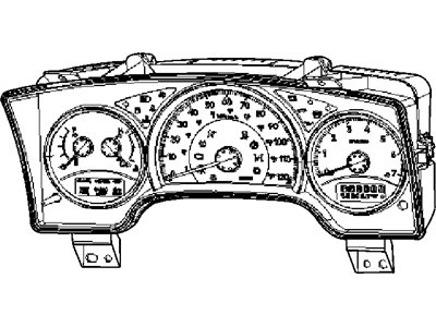 2009 Dodge Dakota Instrument Cluster - 68039982AD