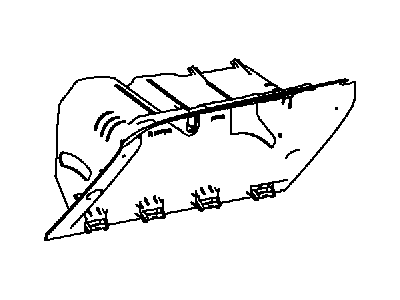 Mopar 1QF13DX9AI Glove Box-Instrument Panel