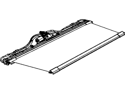 Mopar 55315144AG SUNSHADE-Rear Window