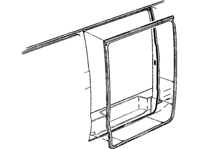 Dodge Ram Wagon Door Seal - 55359218AA