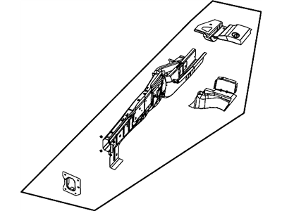 Mopar 5109239AM Rail-Front Left