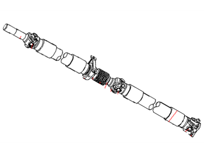 Mopar 52105911AC Rear Drive Shaft