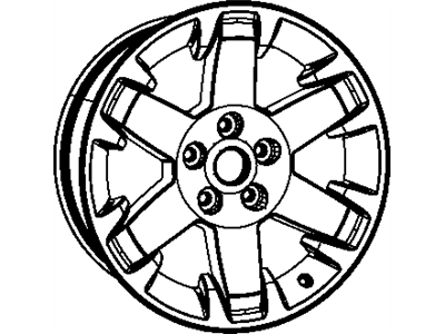 Mopar 1VR95GSAAA Aluminum Wheel