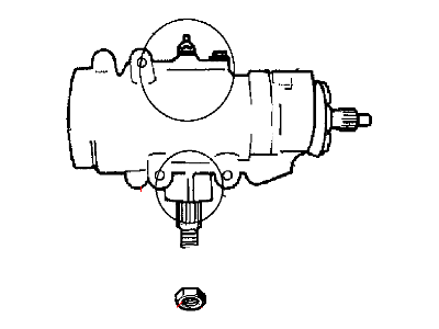 2005 Jeep Wrangler Steering Gear Box