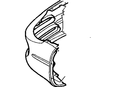 Mopar 4805403AC Front Bumper Cover