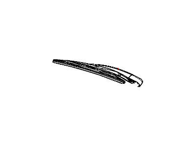 Mopar 68028440AA Blade-Rear Window WIPER