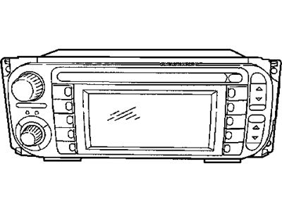 Mopar 56043286AE Radio-AM/FM Cd W/NAV/DVD & Cd-Ctr