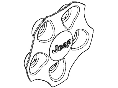 Jeep Renegade Wheel Cover - 6DF44NTZAA