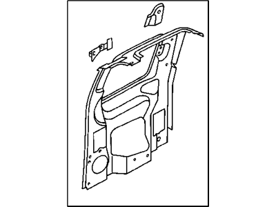 Mopar 55275266 Panel Quarter Inner