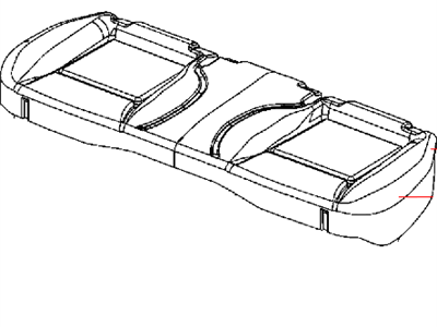 2011 Chrysler 300 Seat Cover - 1VA52HLLAA