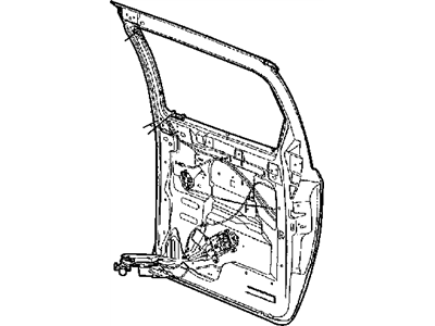 Mopar 5018147AA Glass-Sliding Door