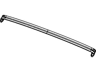 Mopar 55395240AE WEATHERSTRIP-Windshield Header