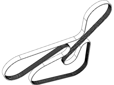 Mopar 4891721AB Belt-SERPENTINE