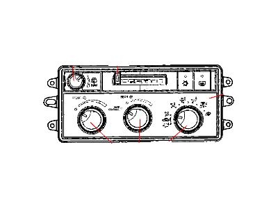 Mopar 55056169AB Air Conditioning And Heater Auxiliary Control Switch