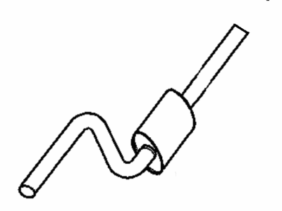 2004 Chrysler Sebring Exhaust Pipe - 4578199AB
