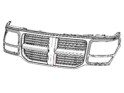 Mopar 55079111AC Grille-Radiator