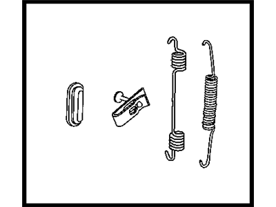 Mopar 5103203AA Spring-Brake Shoe Hold Down