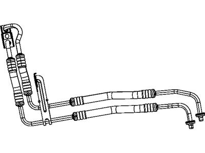 Mopar 5058405AC Hose-Oil Cooler Pressure And Ret