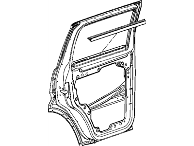 2008 Dodge Nitro Door Seal - 55360952AB