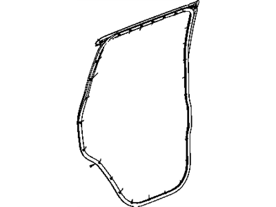 2009 Dodge Nitro Door Seal - 55360948AE