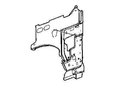 Mopar 55359872AA Panel-COWL Side