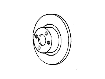 1998 Dodge Neon Brake Disc - V5019718AA
