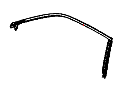 Mopar 4575891AG WEATHERSTRIP-Front Door Glass