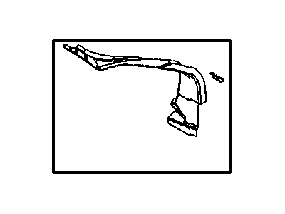 Mopar 5074137AA TROUGH-LIFTGATE Opening